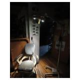 Vintage Dentist chair & light. *off site*