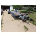 2001 Texas Bragg  25' 2 car trailer **Rockton IL**