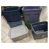 (6)Storage totes. 3. lid.