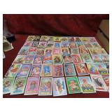 (60)Assorted Garbage pail Kids sticker cards.