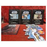 Star wars books & wall decor plaque.