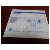 Vintage GI Joe blueprint. Falcon Glider