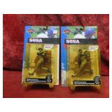 (2)Sammy Sosa Big League Challenge figures.