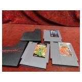 (3)NES game cartridges. TMNT II