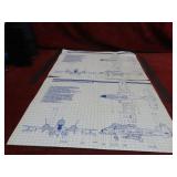 (2)GI Joe Cobra rattler Blueprints, manuals