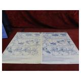 (2)GI Joe Warthog Blueprints, manuals