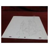 She Ra rough animation drawing.