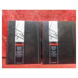 (2)New Bound sketch books. 11' x 14 '