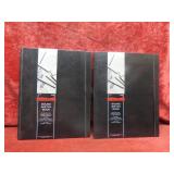 (2)New Bound sketch books. 11' x 14 '