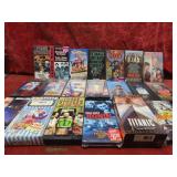 (20)Assorted VHS Cassettes Movies