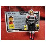 Vintage GI Joe Action Figure. Metal Head