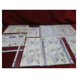 (8)GI Joe Blueprints instruction sheets.