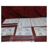 (8)GI Joe Blueprints instruction sheets.