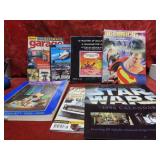 Comic books, Star wars calendar, misc books