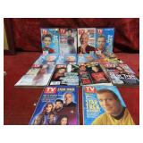 (14)Star Trek TV guide magazines.
