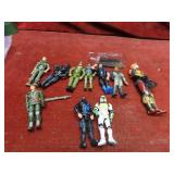 Assorted Vintage GI Joe Action Figures.