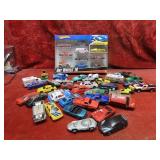 Hot Wheels assorted diecast cars.