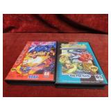 (2)Sega Genesis game cartridges. Aladdin