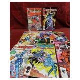 Sectaur 1-8 assorted comic books.