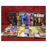 Assorted toy, comic, gaming magazines.