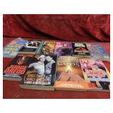 Vintage TV guides & assorted books.
