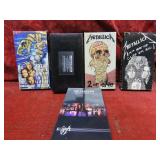 (5)Metallica Music video vhs cassettes