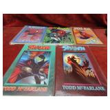 McFarlane Spider-man comic books.