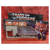 New G1 Transformers Optimus Prime action figure.