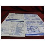(2)GI Joe Comandos Heroicos Blueprints, manuals