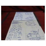 (2)GI Joe Tiger force Blueprints, manuals