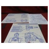 (2)GI Joe Comandos Heroicos Blueprints, manuals