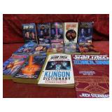 Star Trek related books. Assorted.