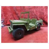 1973 Empire 12' figure plastic army jeep.