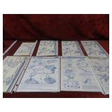 (8)GI Joe Blueprints instruction sheets.