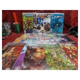 (20)assorted comic books.