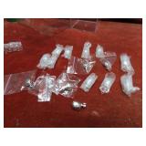 (17)Black Major GI Joe snake eyes heads chrome.