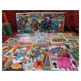 (20)assorted comic books. Spider-man
