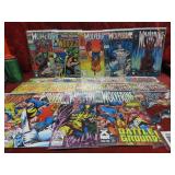 (20)assorted comic books. Wolverine.