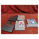 (3)NES game cartridges. Bases loaded