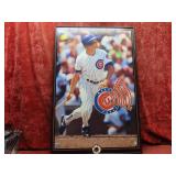 Framed Mark Grace Nike poster. Baseball