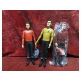 (3)New Star Trek action figures.
