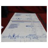 (2)GI Joe Cobra rattler Blueprints, manuals