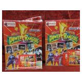 (2)NOS Power Rangers Sticker books sealed.