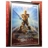 Framed MOTU He-man Movie Poster.