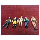 Assorted Vintage GI Joe Action Figures.