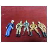 Assorted Vintage GI Joe Action Figures.
