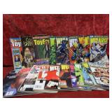(20)Assorted toy, comic, gaming magazines.