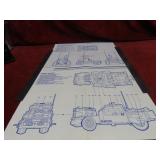 (2)GI Joe Comandos Heroicos Blueprints, manuals
