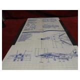 (2)GI Joe Comandos Heroicos Blueprints, manuals