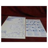 (2)GI Joe Comandos Heroicos Blueprints, manuals